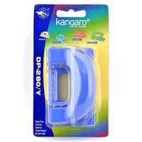 Dziurkacz KANGARO DP-280Y, dziurkuje do 11 kartek, blister, b��kitny