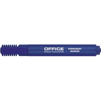 Marker permanentny OFFICE PRODUCTS, ścięty, 1-5mm (linia), niebieski