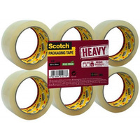 Taśma pakowa do wysyłek SCOTCH® Heavy, bardzo mocna, 50mm, 66m, transparentna