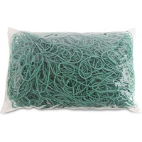 Gumki recepturki OFFICE PRODUCTS, rednica 100mm, 1, 5x1, 5mm, 60% kauczuku, 1000g, zgrzewka, zielone