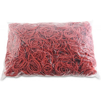 Gumki recepturki OFFICE PRODUCTS, rednica 40mm, 1, 5x1, 5mm, 60% kauczuku, 1000g, zgrzewka, czerwone