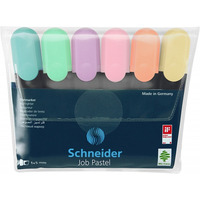 Zestaw zakrelaczy SCHNEIDER Job Pastel, 1-5 mm, 6 szt., mix kolorów