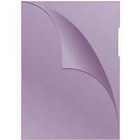 Obwoluta DONAU typu L, PP, A4, groszkowa, 120mikr., 100szt., fioletowa