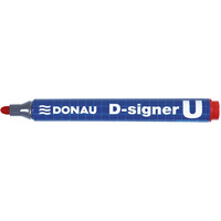 Marker permanentny DONAU D-Signer U czerwony