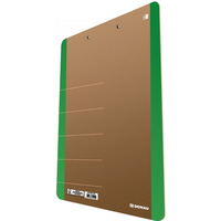 Clipboard DONAU Life, karton, A4, z klipsem, zielony