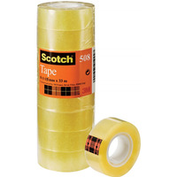 Tama biurowa ekonomiczna SCOTCH® (508), 15mm, 33m, 10szt., transparentny óty