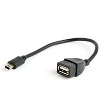 Kabel OTG USB Mini BM -> USB AF 15cm