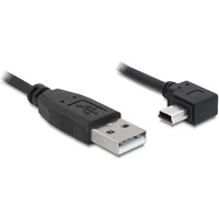 Kabel USB A(M)->Mini USB BM5P(M) kątowy 2m