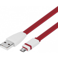 Kabel USB-Micro USB 1m burgundowy