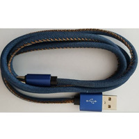 Kabel Micro USB premium jeans 1 m