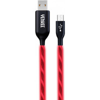 Kabel YCU 231 czerwony LED Micro USB LED 2.0