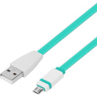 Kabel USB-Micro USB 1m. zielony