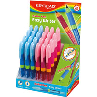Pióro kulkowe KEYROAD Easy Writer, 0, 7mm, display, mix kolorów